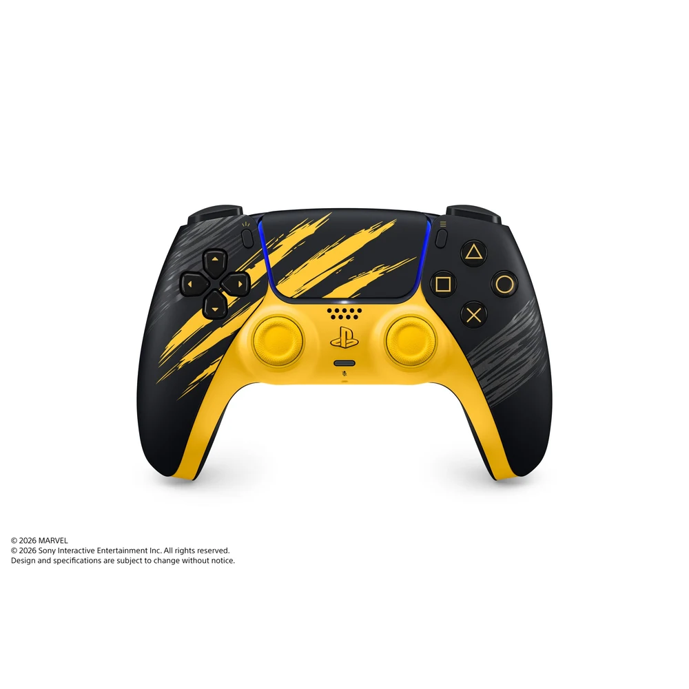 Marvel's Wolverine PS5 Bundle - Battle Yellow Limited Edition PS5 Digital Edition Console and DualSense 7 Marvel's Wolverine PS5 Bundle in use