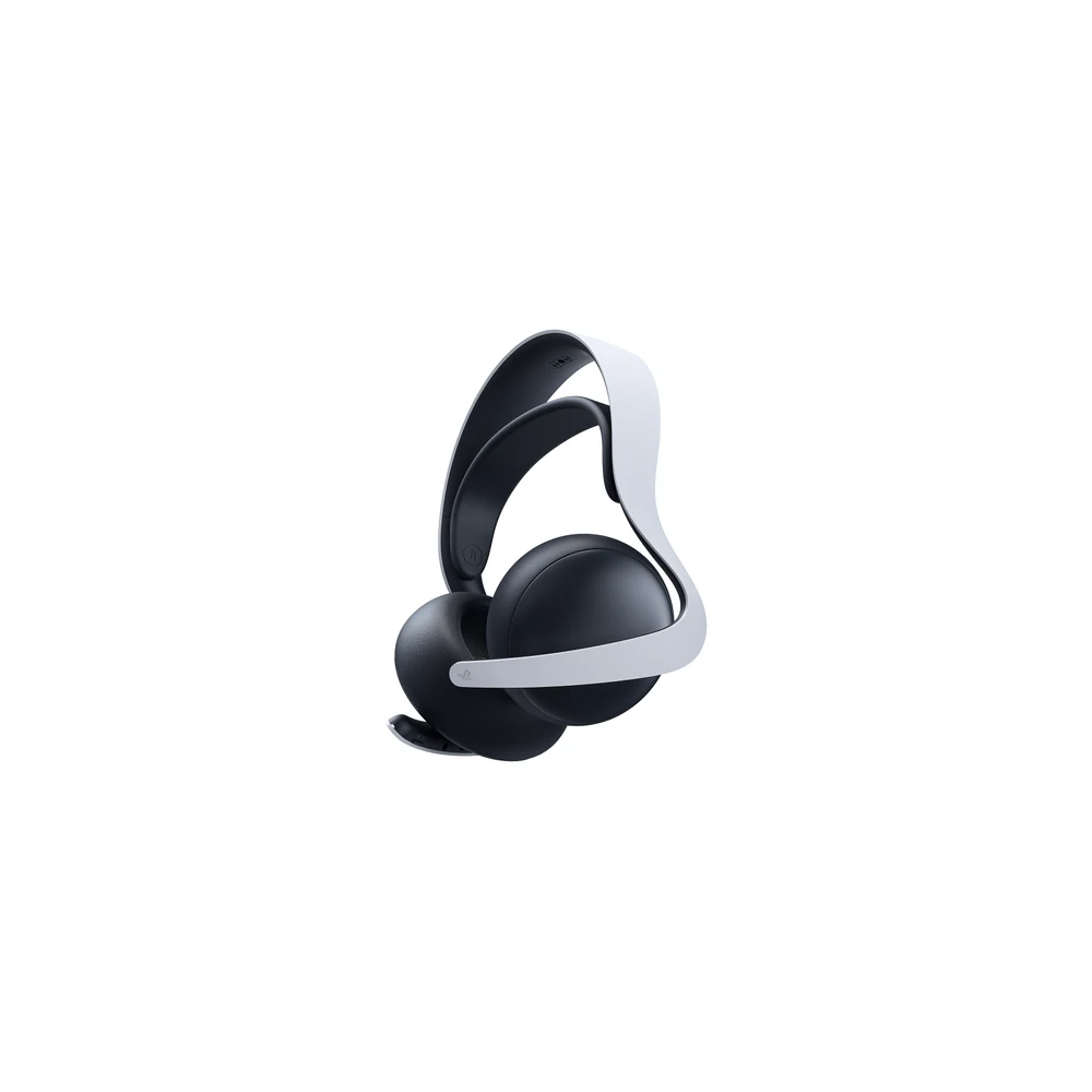 سماعة سوني PULSE Elite اللاسلكية البيضاء – مشغلات مغناطيسية مستوية، PlayStation Link وBluetooth، ميكروفون قابل للسحب بتقنية الذكاء الاصطناعي، حامل شحن – النسخة الإماراتية 7 صورة سماعة PULSE Elite البيضاء من زاوية أخرى