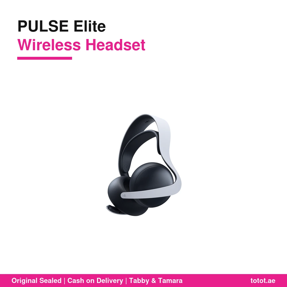 سماعة سوني PULSE Elite اللاسلكية البيضاء – مشغلات مغناطيسية مستوية، PlayStation Link وBluetooth، ميكروفون قابل للسحب بتقنية الذكاء الاصطناعي، حامل شحن – النسخة الإماراتية 6 سماعة PULSE Elite البيضاء