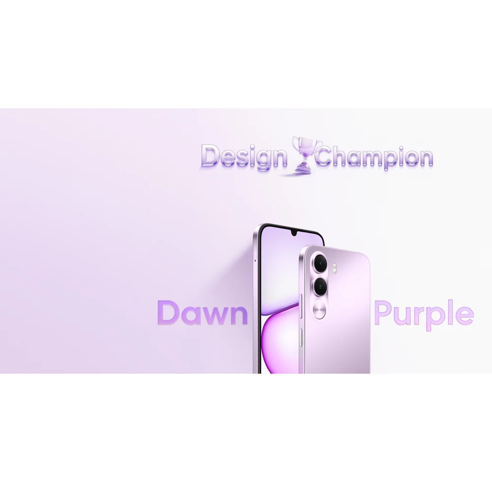 realme C100i 4GB RAM 256GB Dawn Purple – 6.8″ 120Hz, 6600mAh, 8MP AI Camera, Dual SIM 4G, TDRA UAE Version 6 realme C100i 256GB Dawn Purple in use