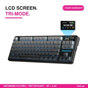 ANTONIUM K743 PRO (Side Printed PBT Keycaps)