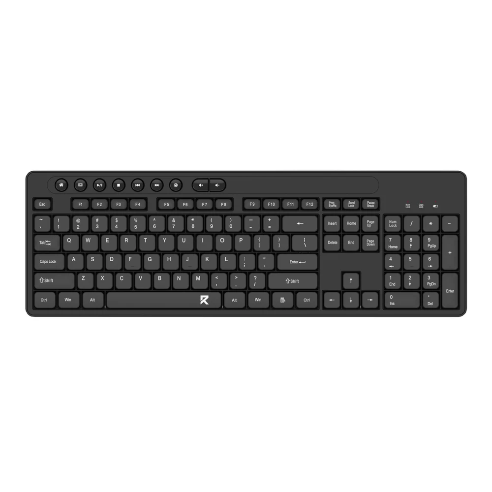 Redragon BK-7094 - Full Size Wireless Office Keyboard, Silent Chocolate Keycaps, 2.4GHz 7 Redragon BK-7094 detail