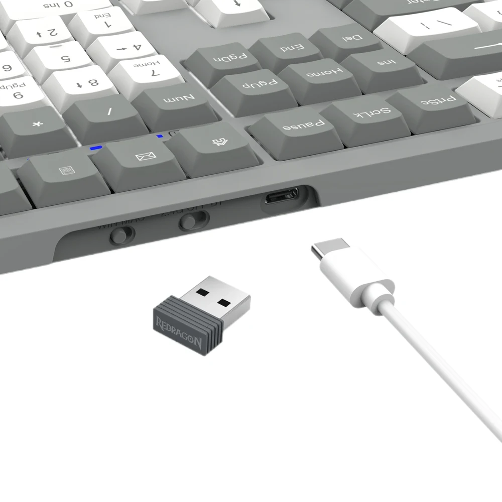 Redragon BK-7485 - Wireless Office Keyboard, Scissor Switch, Bluetooth + 2.4GHz, Rechargeable 6 Redragon BK-7485 - official product image 5