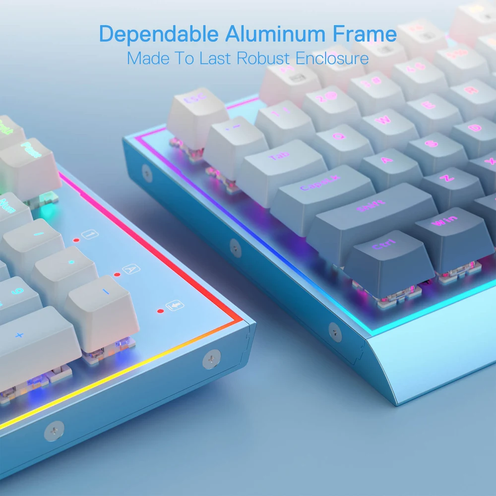 Redragon BLUESIREN K654 - Full Aluminium Full Size Mechanical Keyboard, Gasket Mount, RGB 6 BLUESIREN K654 - image 5
