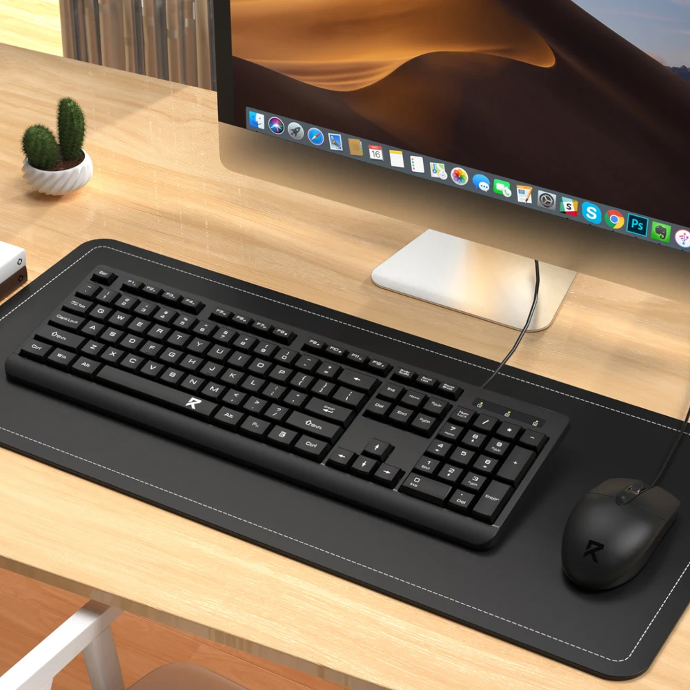 Redragon BS-7543 Arabic - Wired Keyboard and Mouse Combo, Arabic English Layout, 104 Keys 5 Redragon BS-7543 Arabic - official product image 4