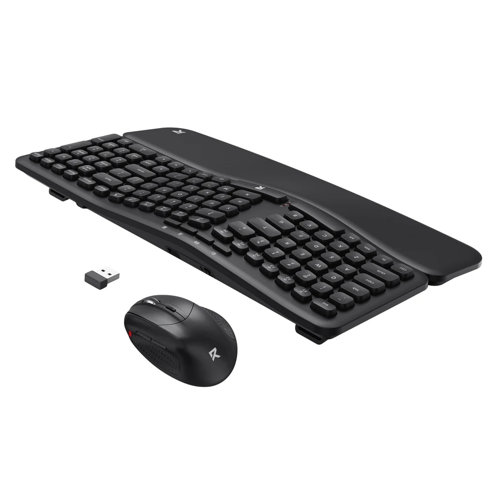 Redragon BS7162 Arabic - Ergonomic Wireless Keyboard and Mouse Combo, Arabic English Layout 5 Redragon BS7162 Arabic - official product image 4