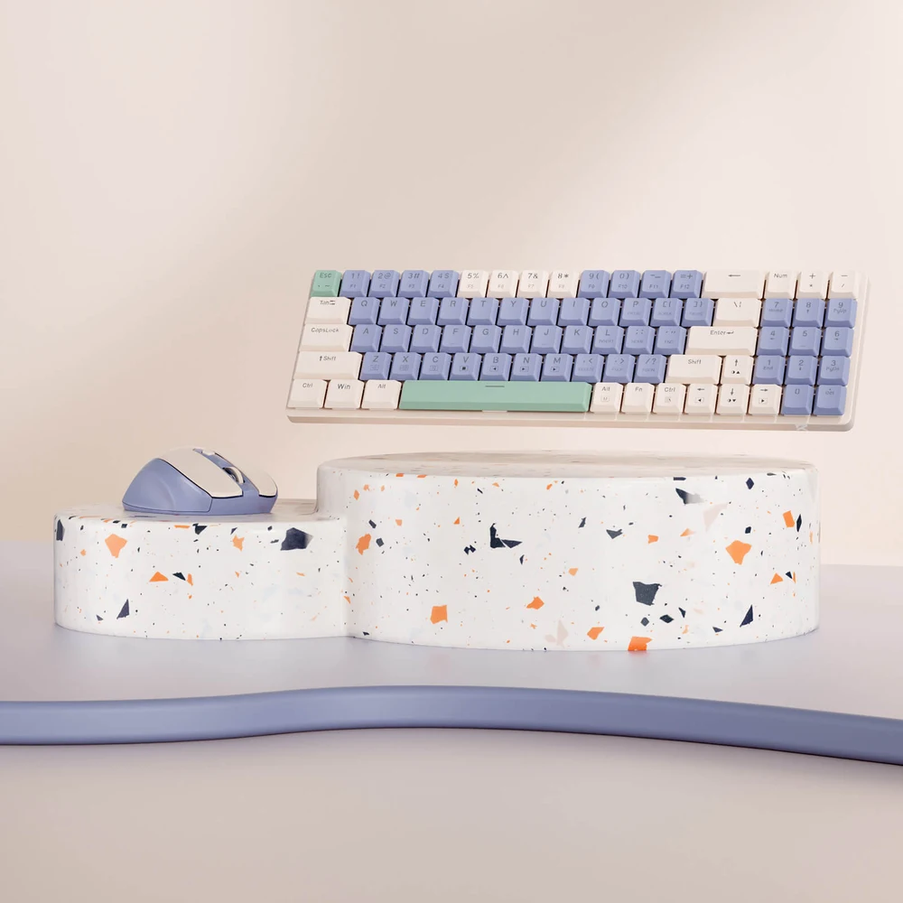 Redragon BS8772 Cloud Blue - 75% Wireless Keyboard and Mouse Combo, Low Profile, 2.4GHz 5 Redragon BS8772 Cloud Blue - image 4