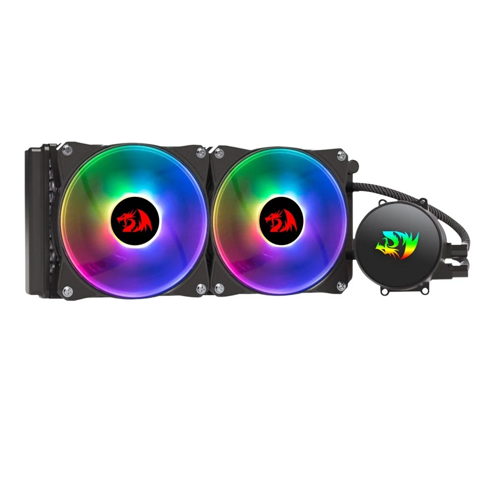 Redragon EFFECT X CCW-3000 - 240mm ARGB Liquid CPU Cooler, Dual 120mm Fans, Anti-Leak Tubing 9 Redragon EFFECT X CCW-3000 in use