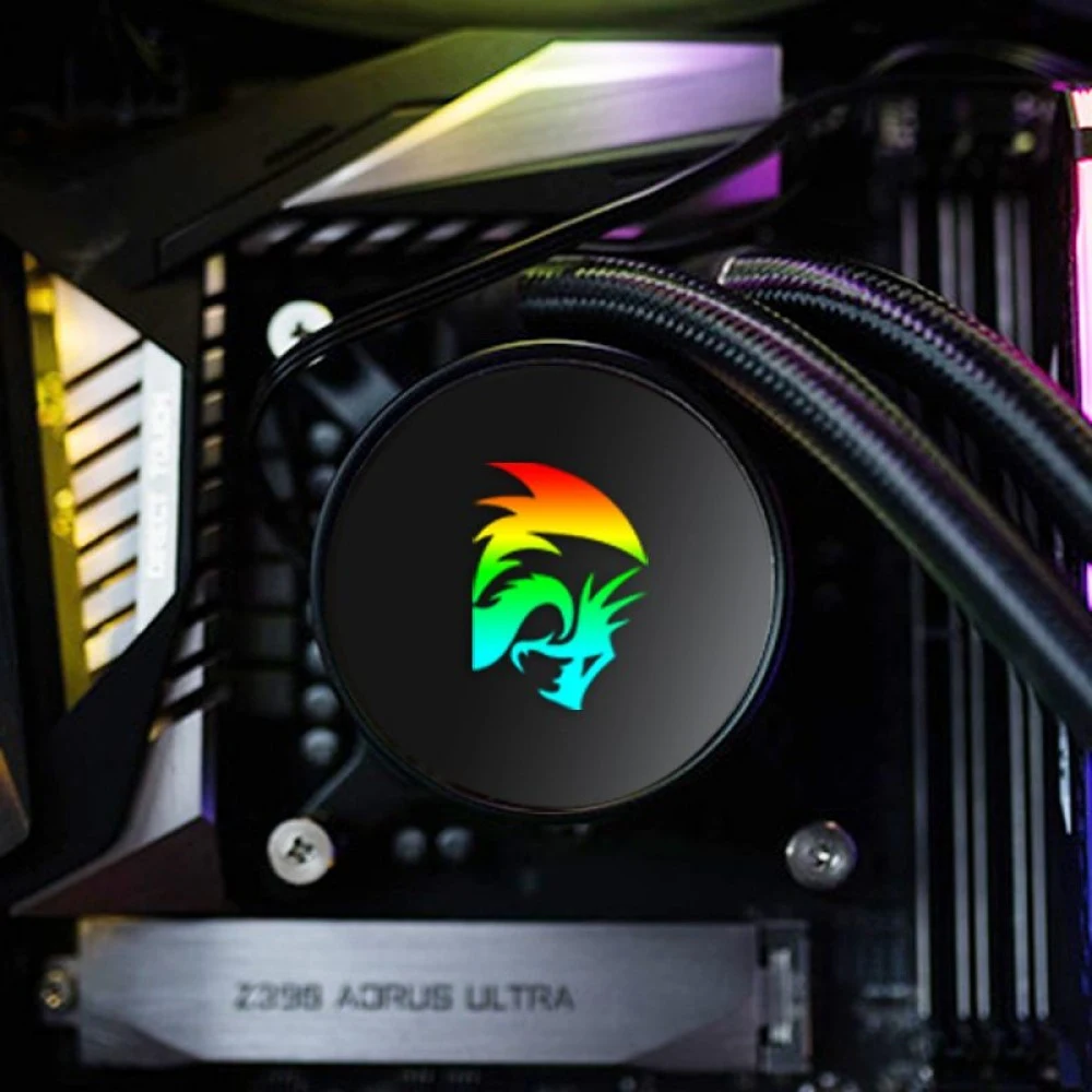 Redragon EFFECT X CCW-3000 - 240mm ARGB Liquid CPU Cooler, Dual 120mm Fans, Anti-Leak Tubing 5 Redragon EFFECT X CCW-3000 - official product image 4