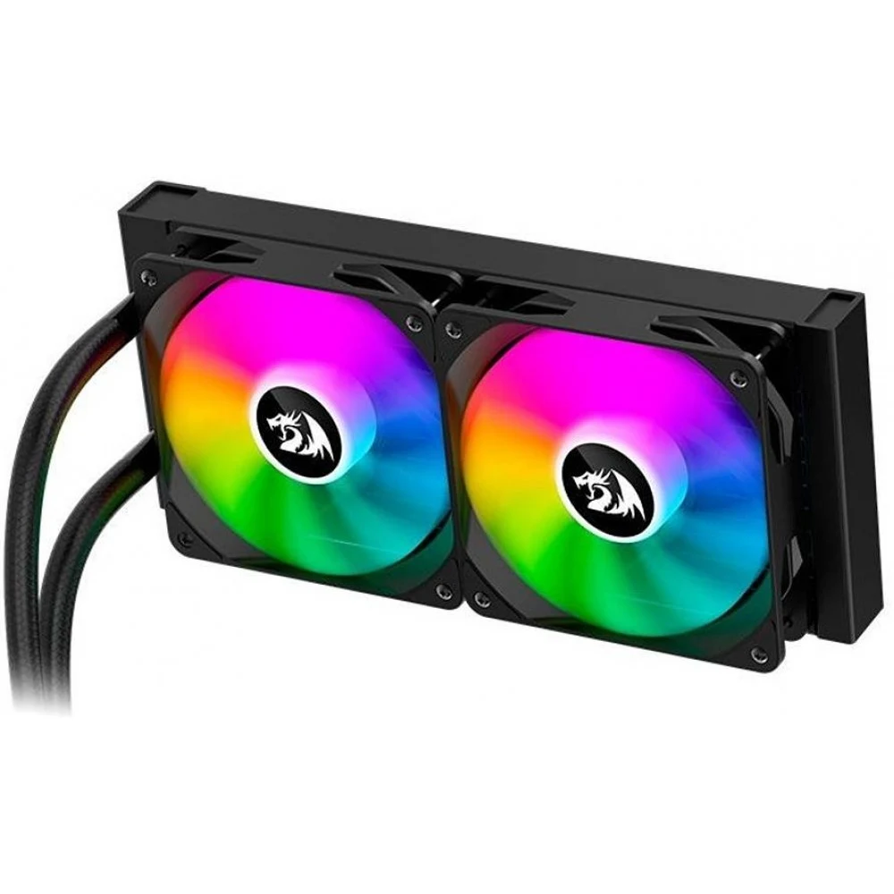 Redragon CCW-3011 - 240mm ARGB Liquid CPU Cooler, Dual 120mm PWM Fans, 350W TDP, Intel AMD 8 Redragon CCW-3011 in use
