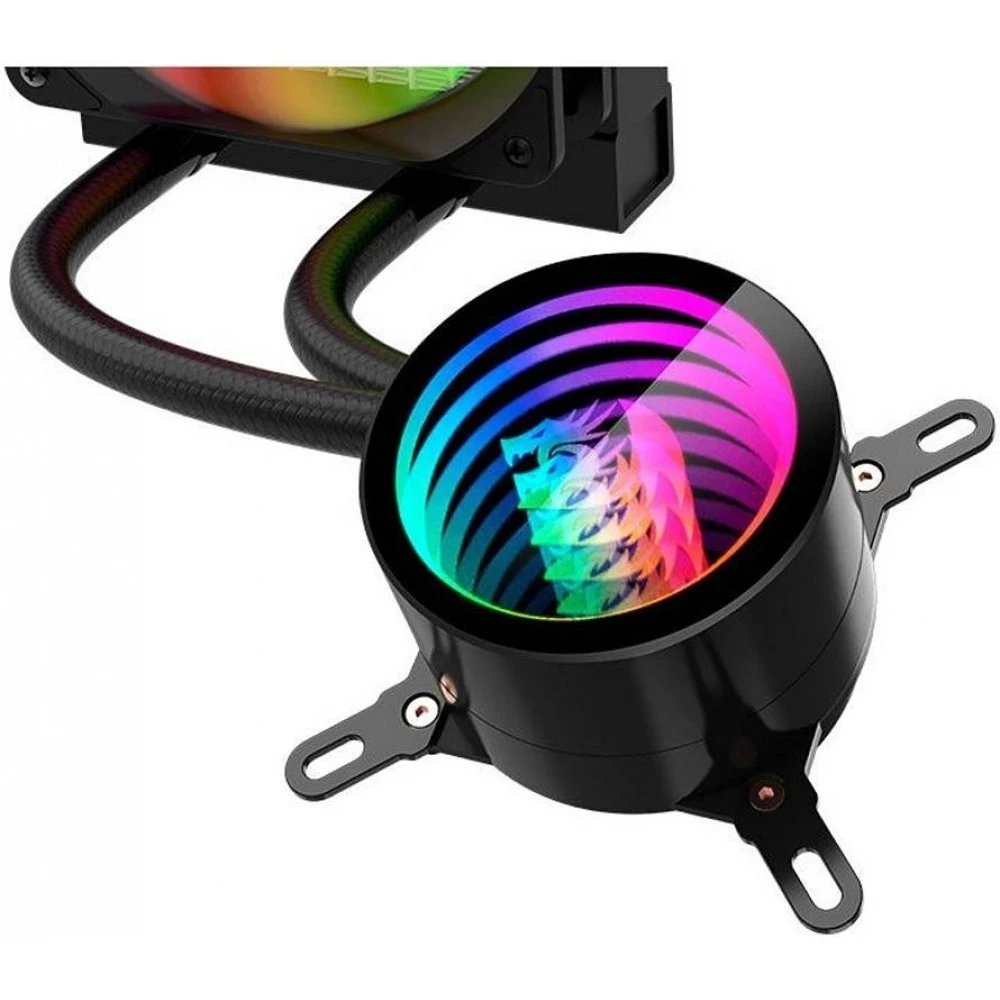Redragon CCW-3011 - 240mm ARGB Liquid CPU Cooler, Dual 120mm PWM Fans, 350W TDP, Intel AMD 5 Redragon CCW-3011 - official product image 4