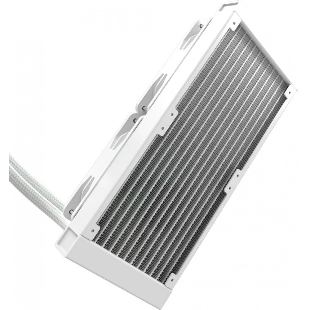 Redragon CCW-3011W White - 240mm ARGB Liquid CPU Cooler, Dual 120mm PWM Fans, 350W TDP 6 Redragon CCW-3011W White - official product image 5