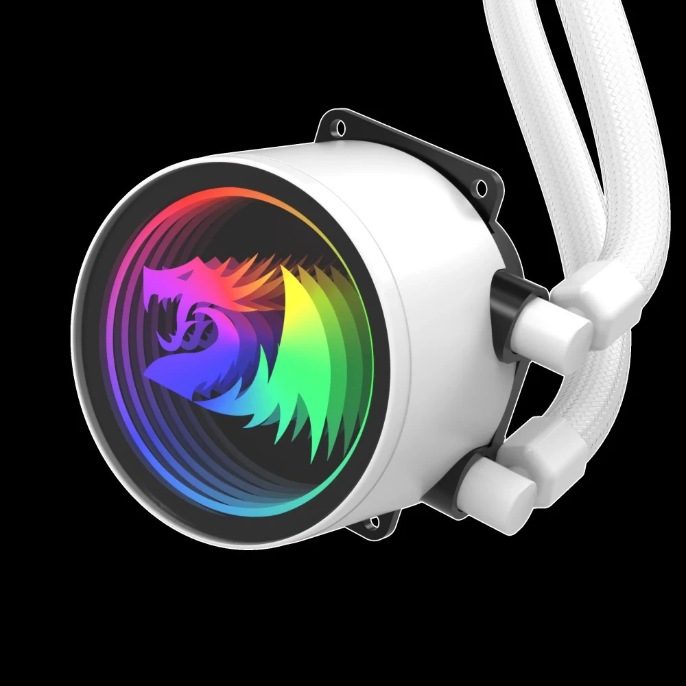 Redragon CCW-3013W White - 360mm ARGB Liquid CPU Cooler, Triple 120mm PWM Fans, LGA1700 AM5 5 Redragon CCW-3013W White - official product image 4
