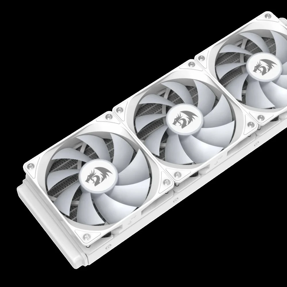 Redragon CCW-3013W White - 360mm ARGB Liquid CPU Cooler, Triple 120mm PWM Fans, LGA1700 AM5 7 Redragon CCW-3013W White - official product image 6