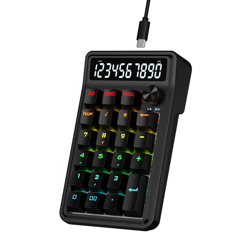 Redragon COVE K733 - Wireless Mechanical Numpad, 22 Keys, BT + 2.4G + Wired, Hot-Swap 8 Redragon COVE K733 in use