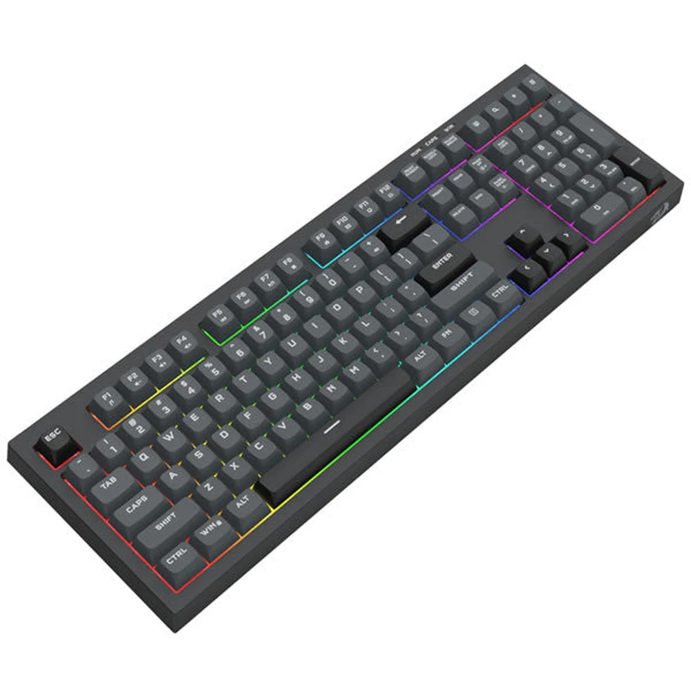 Redragon CRUX K518 - 108 Key RGB Membrane Gaming Keyboard, 26 Key Anti-Ghosting, 4 Macro Keys 4 Redragon CRUX K518 - official product image 3