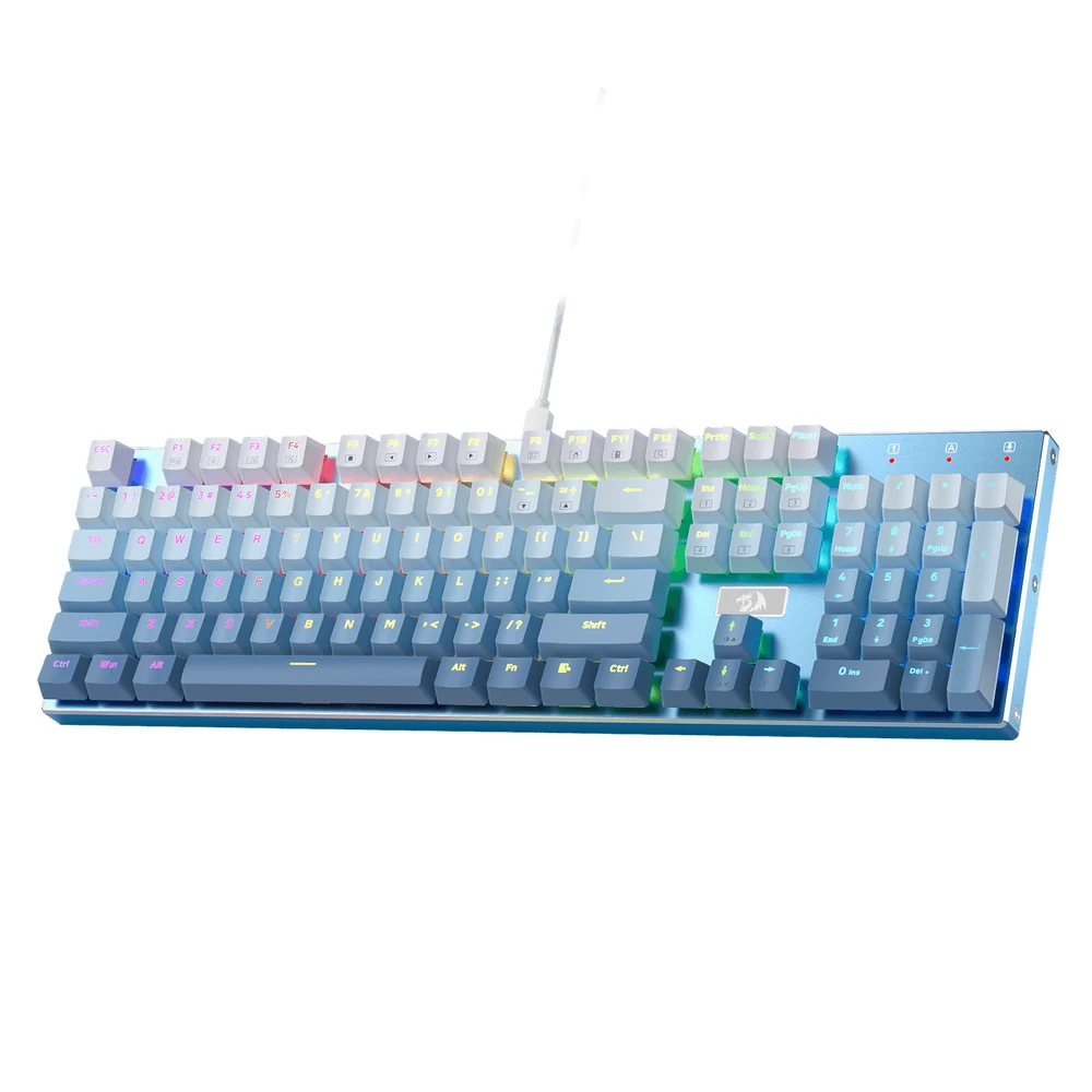 Redragon DEVARAJAS K556 - 104 Key Full Size Aluminium Mechanical Keyboard, RGB, Hot-Swap 8 Redragon DEVARAJAS K556 in use