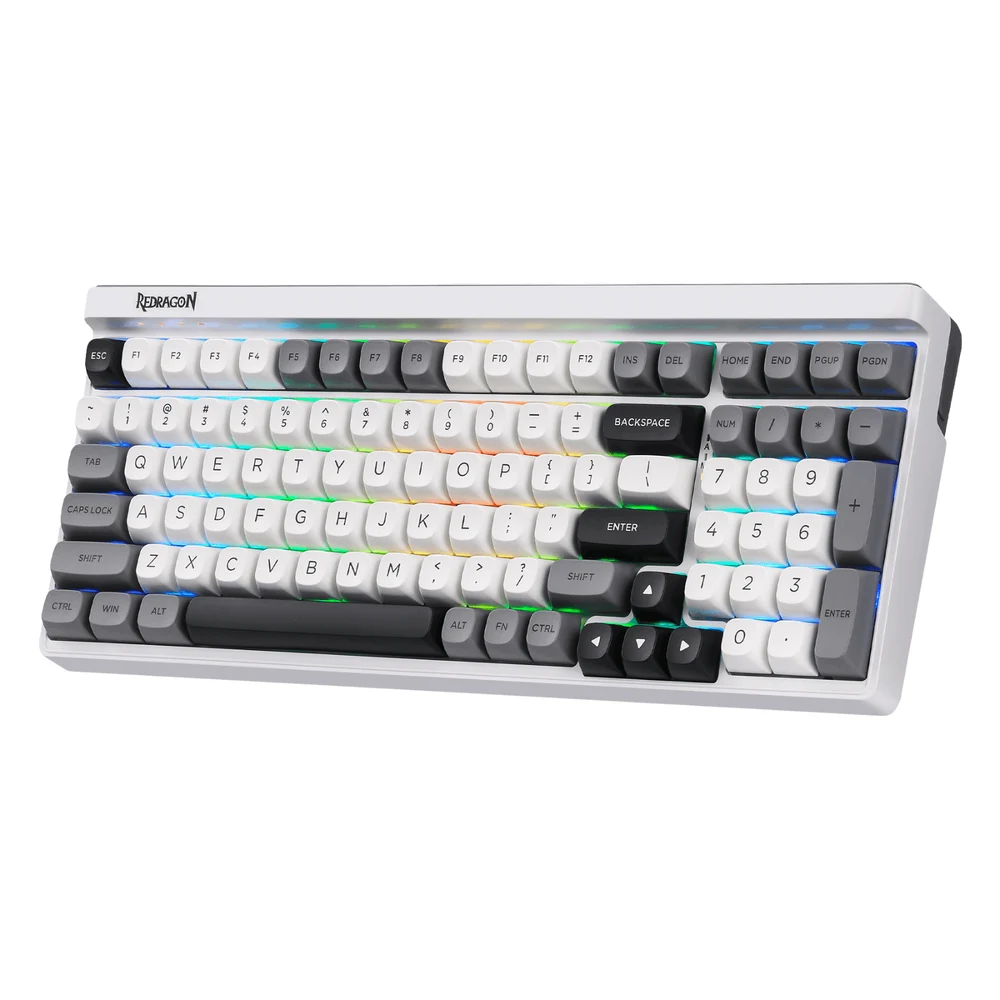 Redragon GAREN K656 PRO - 100 Key Tri-Mode Gasket Mechanical Keyboard, 4000mAh, PBT Keycaps 7 Redragon GAREN K656 PRO detail