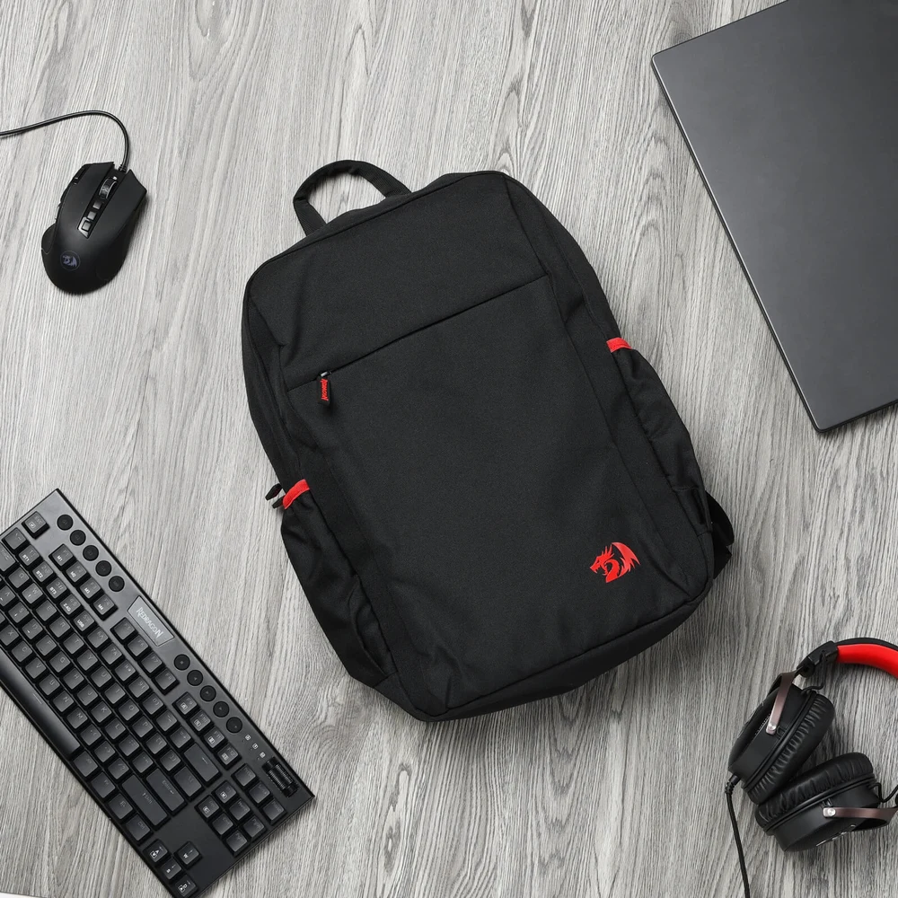 Redragon GB-82 Travel Laptop Backpack - Fits 18 Inch Laptop, Padded Compartments, Air Mesh Back 7 Redragon GB-82 Backpack detail