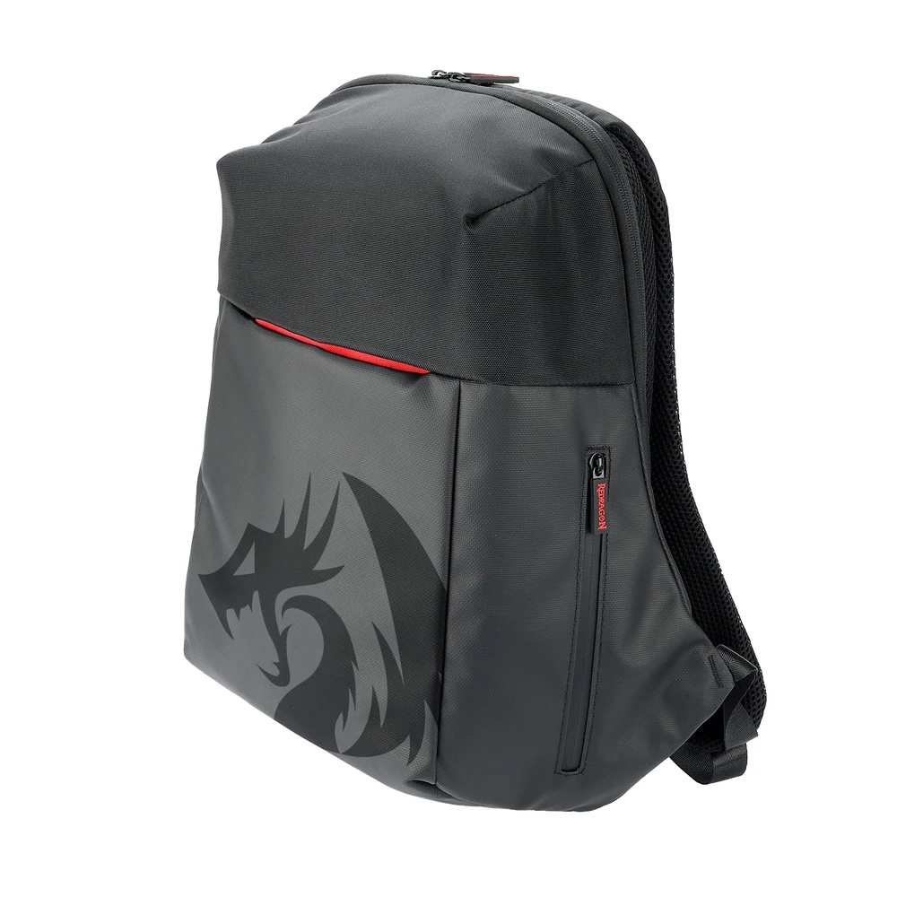 Redragon GB-93 Travel Laptop Backpack - Fits 18 Inch Laptop, Dragon Print, Padded Straps 7 Redragon GB-93 Backpack in use