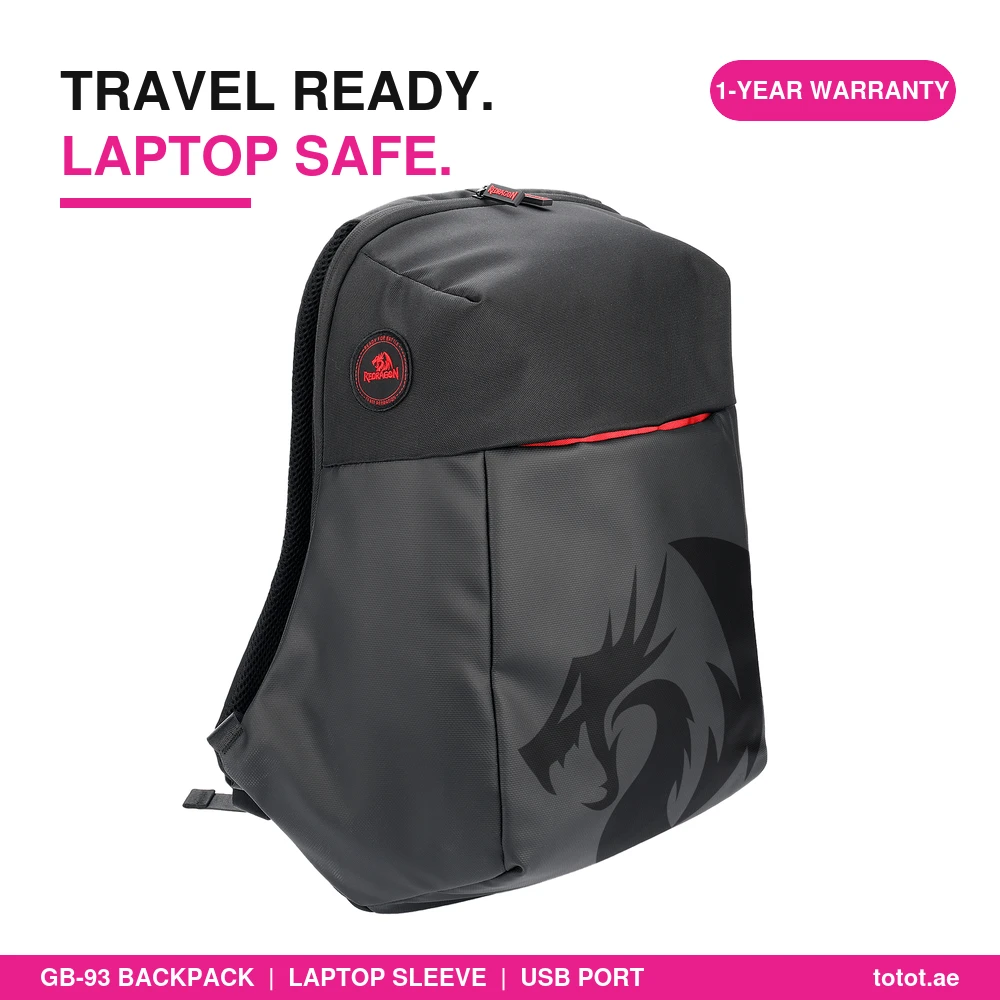 Redragon GB-93 Backpack - Travel Laptop Backpack Redragon GB-93 Backpack