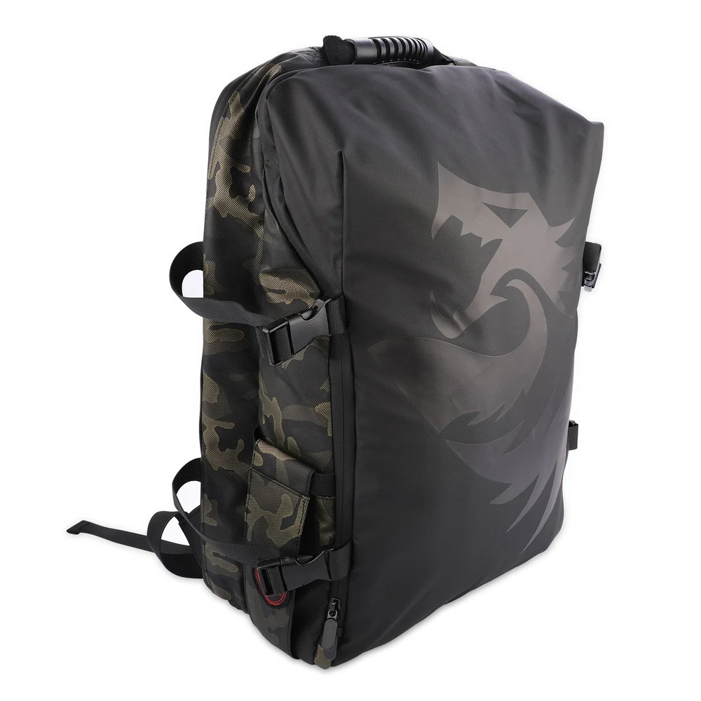 Redragon BEOWULF GB-96 - Waterproof Travel Laptop Backpack with Rain Cover, Padded Compartments 9 Redragon BEOWULF GB-96 in use