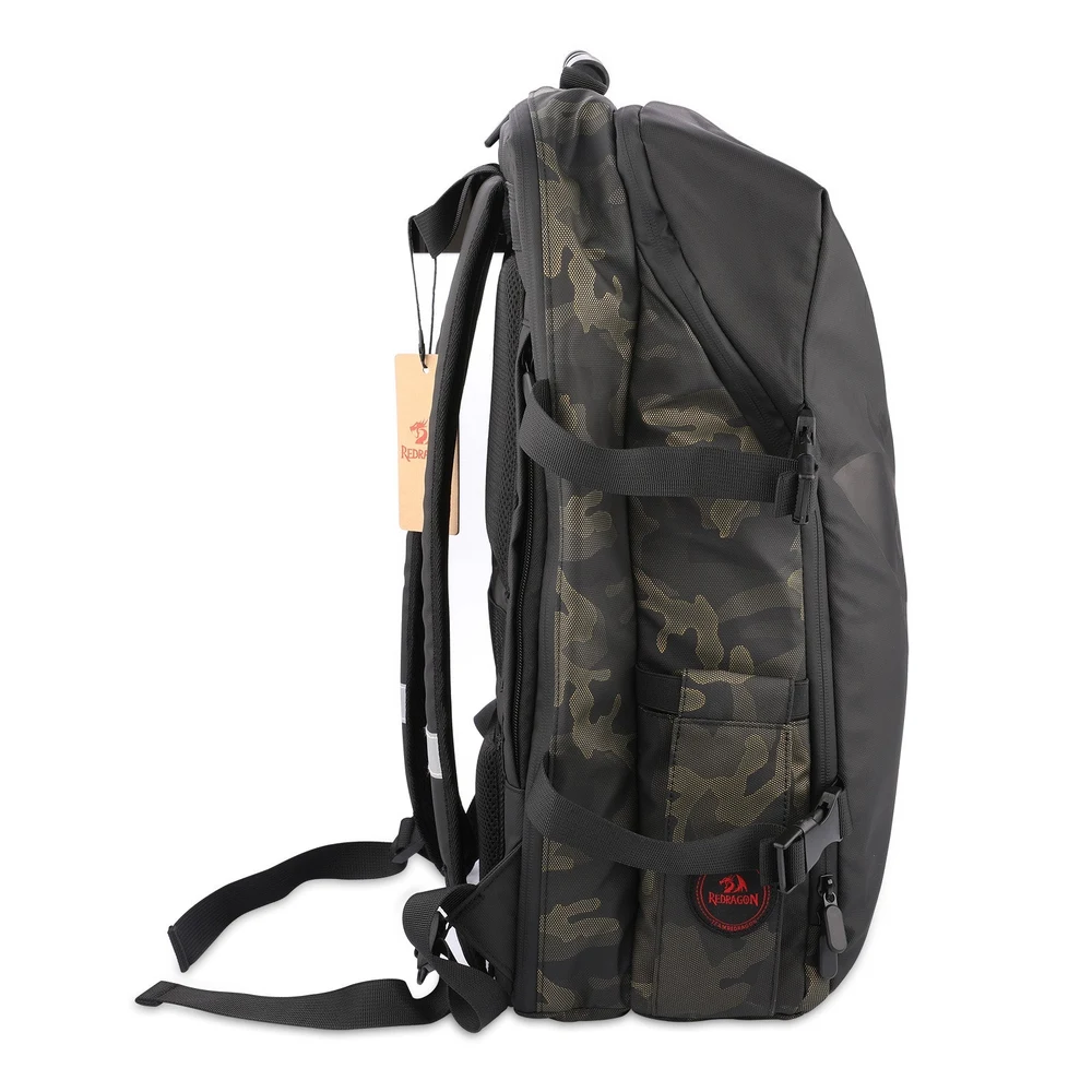 Redragon BEOWULF GB-96 - Waterproof Travel Laptop Backpack with Rain Cover, Padded Compartments 7 Redragon BEOWULF GB-96 - official product image 6