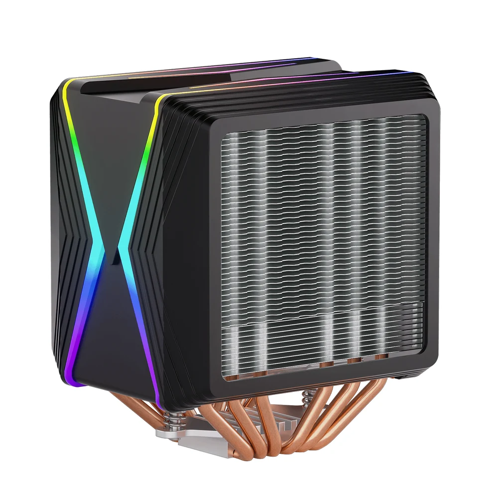 Redragon HODUR C218 - Dual Tower ARGB CPU Air Cooler, 6 Heatpipes, Dual PWM Fans 7 Redragon HODUR C218 detail