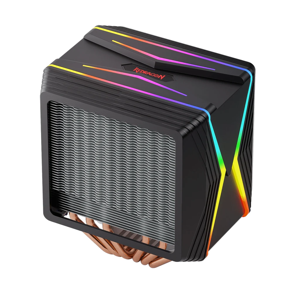 Redragon HODUR C218 - Dual Tower ARGB CPU Air Cooler, 6 Heatpipes, Dual PWM Fans 8 Redragon HODUR C218 in use