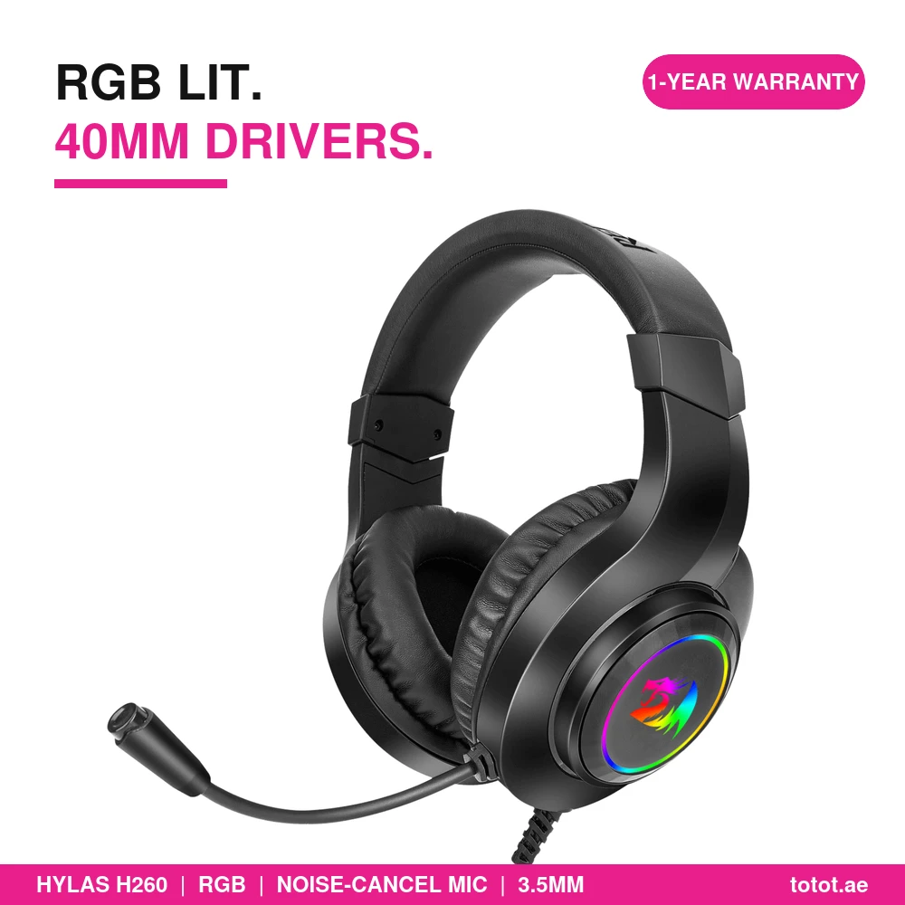 Redragon HYLAS H260 - RGB Wired Gaming Headset Redragon HYLAS H260