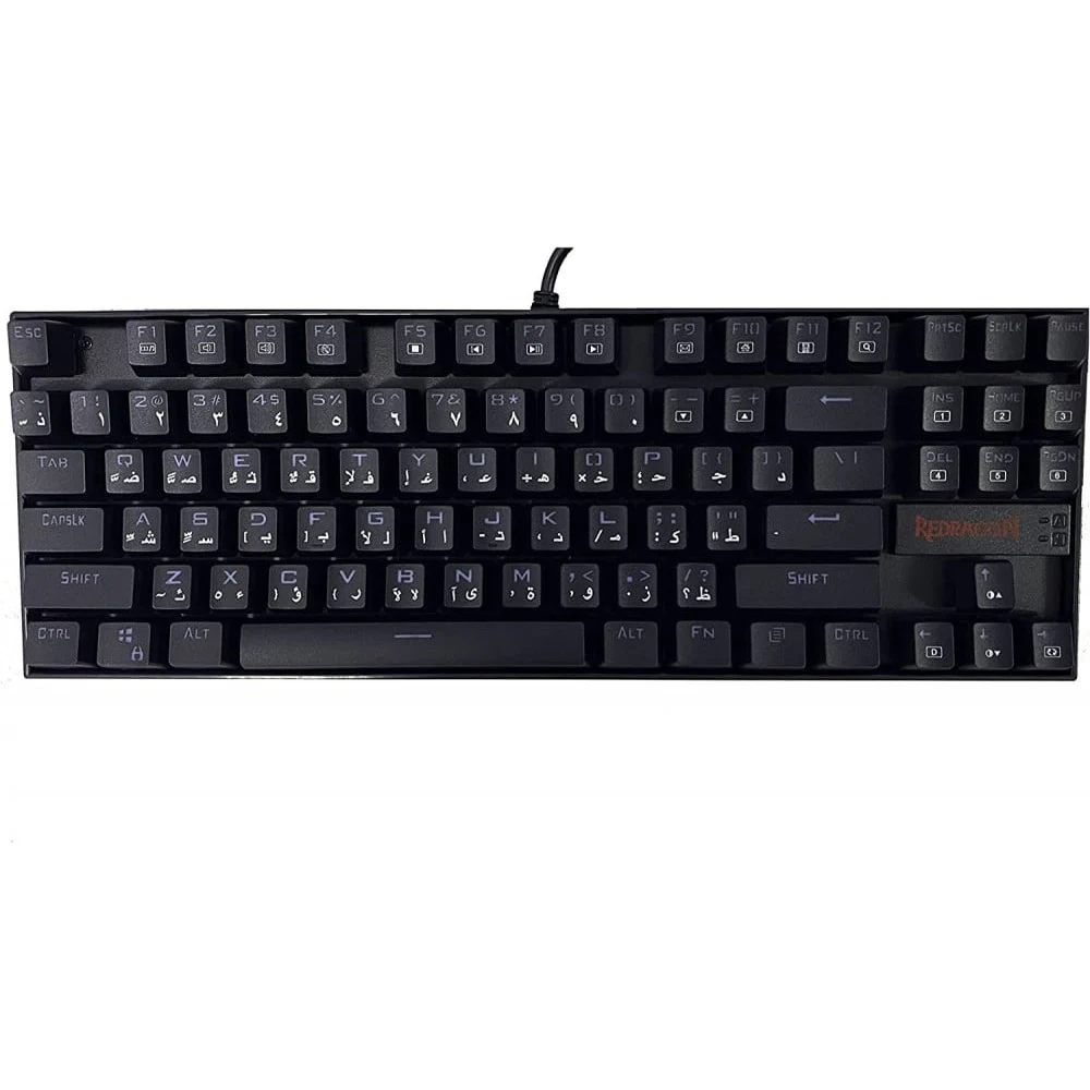 Redragon K552 BA Arabic Combo - Mechanical Keyboard with Arabic Keycaps and RGB Gaming Mouse 6 Redragon K552 BA Arabic Combo - official product image 5