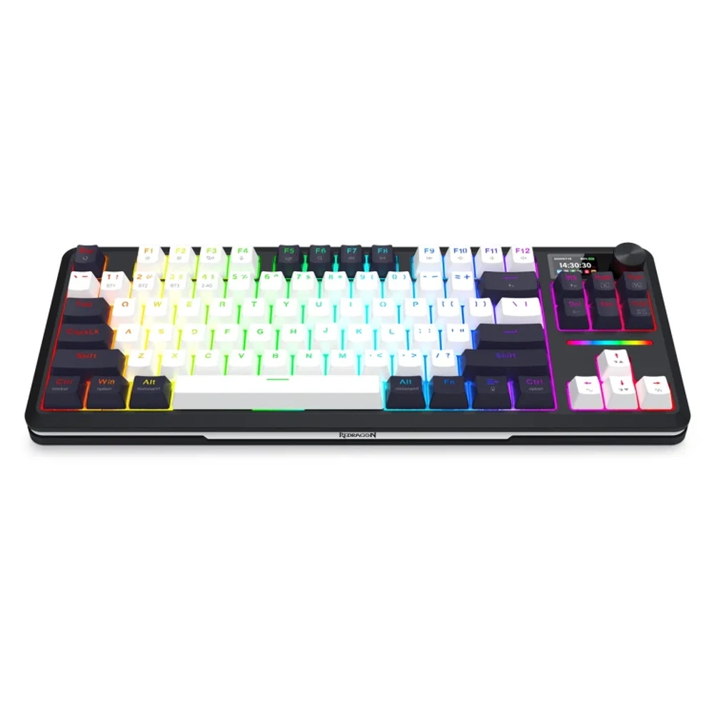 Redragon WILDSLASH K746 - 75% Gasket Mechanical Keyboard, LCD Display, Wheel, Tri-Mode, 4000mAh 4 Redragon WILDSLASH K746 - official product image 3