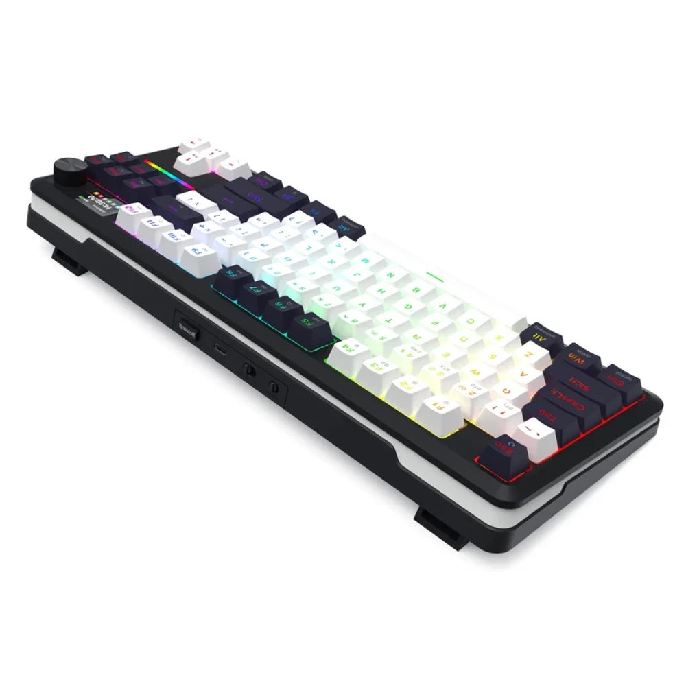 Redragon WILDSLASH K746 - 75% Gasket Mechanical Keyboard, LCD Display, Wheel, Tri-Mode, 4000mAh 5 Redragon WILDSLASH K746 - official product image 4