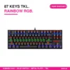 KUMARA K552 LED Rainbow Backlit Wired Keyboard
