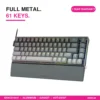SHACO K641 Wired Aluminum Keyboard