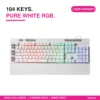 SHIVA K512 WHITE Membrane Gaming Keyboard