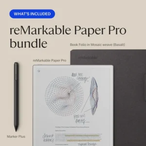 reMarkable Paper Pro Bundle with Marker Plus Basalt - official product image 1