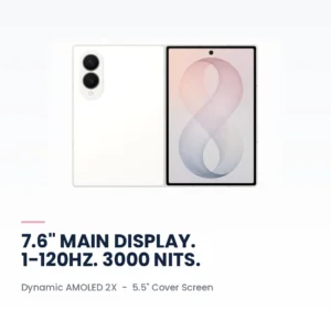 Samsung Galaxy Z Fold 8 256GB Cream display highlights