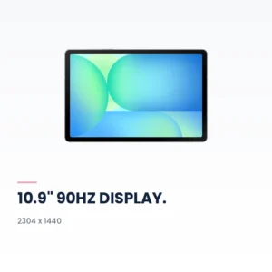 Samsung Galaxy Tab S10 FE WiFi 128GB Gray display highlights