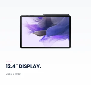 Samsung Galaxy Tab S7 FE LTE 64GB Mystic Black display highlights
