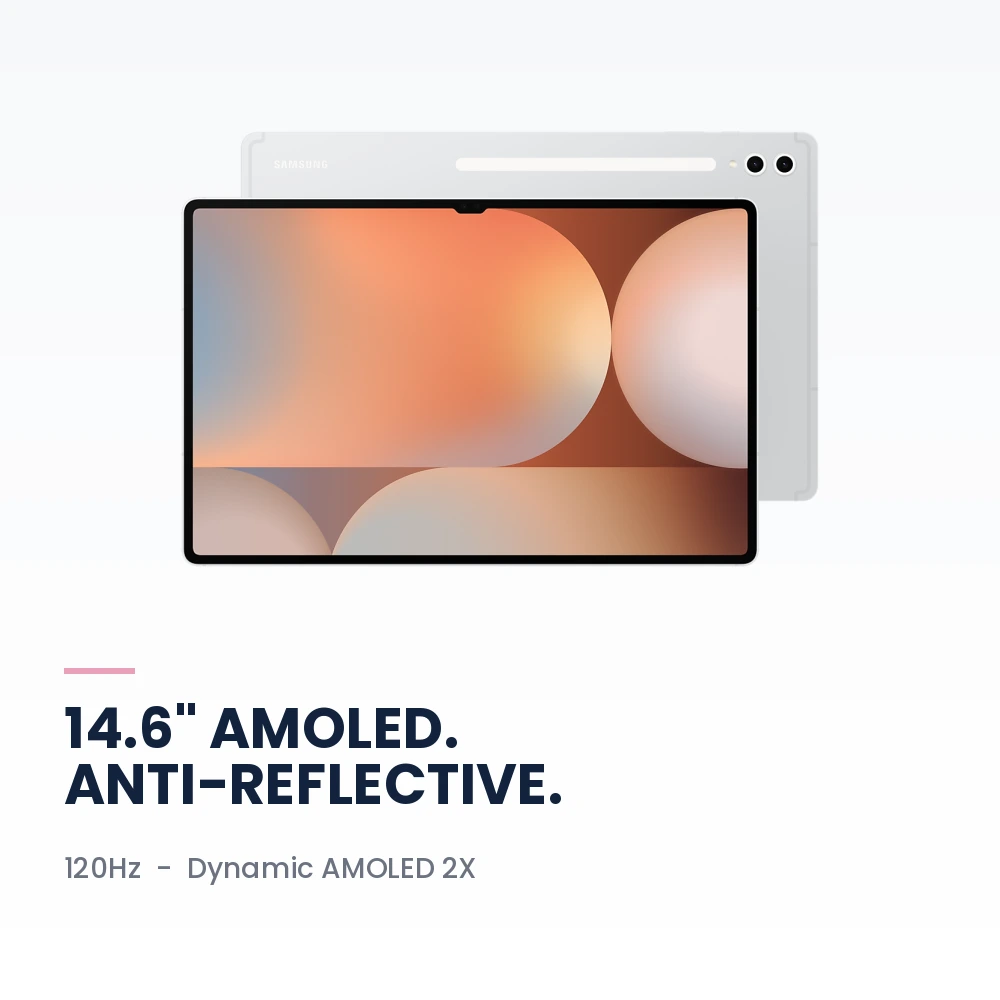 Samsung Galaxy Tab S10 Ultra WiFi 12GB/256GB Platinum Silver - 14.6-inch AMOLED 120Hz, Dimensity 9300+, S Pen - TDRA Version 6 Samsung Galaxy Tab S10 Ultra WiFi 256GB Platinum Silver