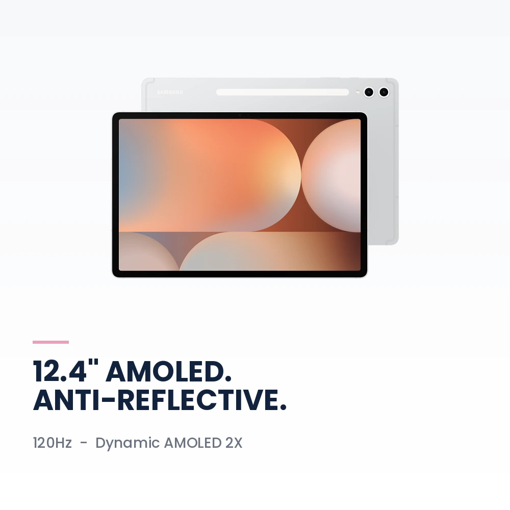 Samsung Galaxy Tab S10+ WiFi 12GB/256GB Platinum Silver - 12.4-inch AMOLED 120Hz, Dimensity 9300+, S Pen - TDRA Version 6 Samsung Galaxy Tab S10+ WiFi 256GB Platinum Silver