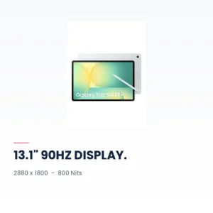 Samsung Galaxy Tab S10 FE+ 5G 128GB Silver