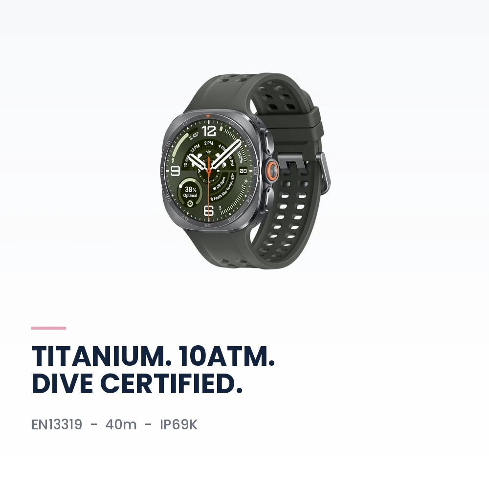 Samsung Galaxy Watch Ultra2 47mm LTE Titanium Silver - 1.52-inch 5,000-nit Display, 80H Battery, Titanium - TDRA Version 3 Samsung Galaxy Watch Ultra2 47mm LTE Titanium Silver performance and camera highlights