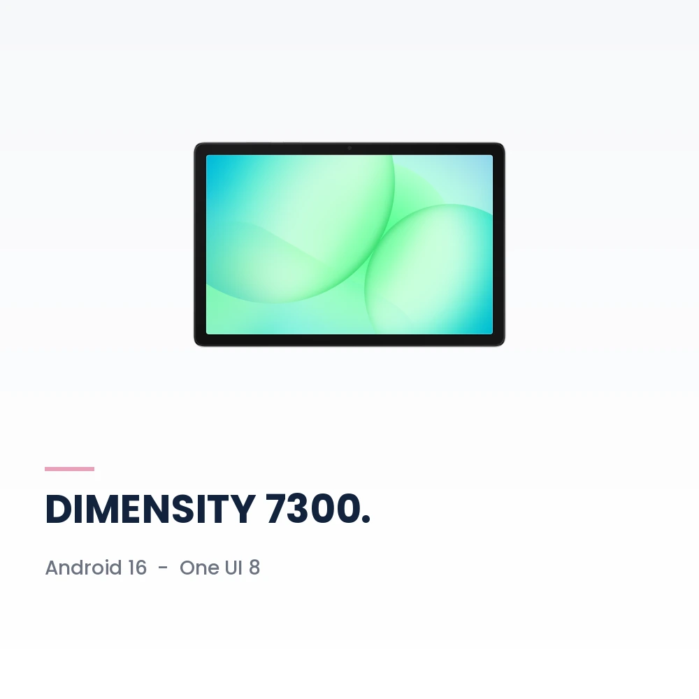 Samsung Galaxy Tab A11+ WiFi 6GB/128GB Silver - 11-inch 90Hz Display, Dimensity 7300 - TDRA Version 3 Samsung Galaxy Tab A11+ WiFi 128GB Silver performance and camera highlights