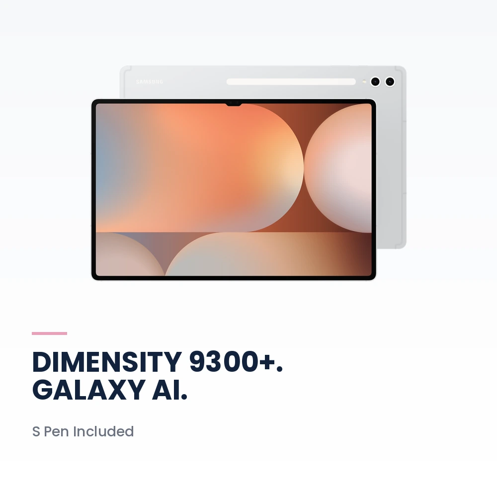 Samsung Galaxy Tab S10 Ultra WiFi 12GB/256GB Platinum Silver - 14.6-inch AMOLED 120Hz, Dimensity 9300+, S Pen - TDRA Version 5 Samsung Galaxy Tab S10 Ultra WiFi 256GB Platinum Silver