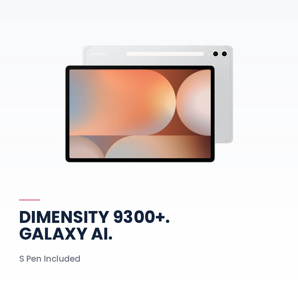Samsung Galaxy Tab S10+ WiFi 12GB/256GB Platinum Silver - 12.4-inch AMOLED 120Hz, Dimensity 9300+, S Pen - TDRA Version 5 Samsung Galaxy Tab S10+ WiFi 256GB Platinum Silver