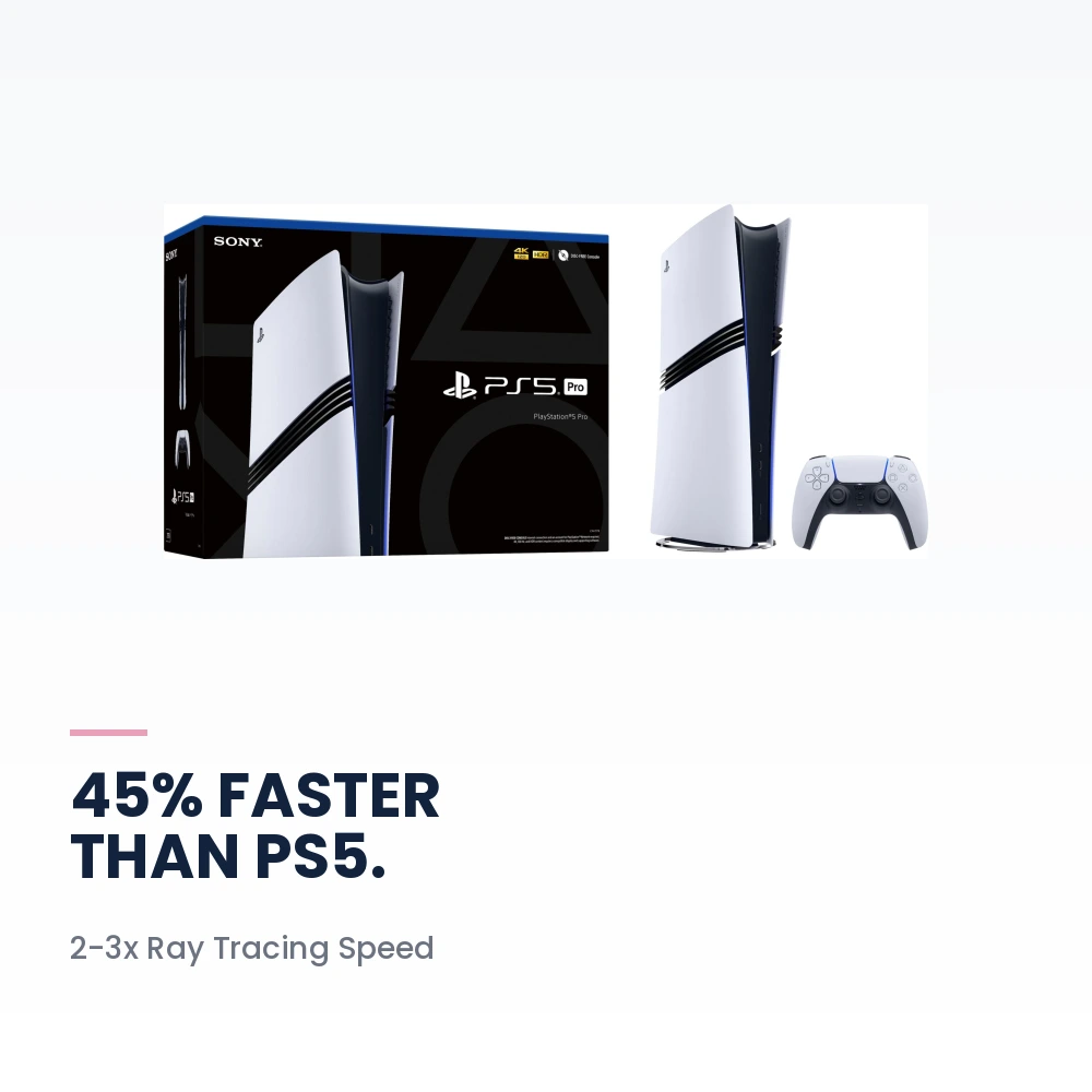 Sony PlayStation 5 Pro Digital Edition 2TB White - 16.7 TFLOPS GPU, PSSR, 2TB SSD, 4K 120Hz - USA Version 7 Sony PlayStation 5 Pro Digital Edition 2TB White