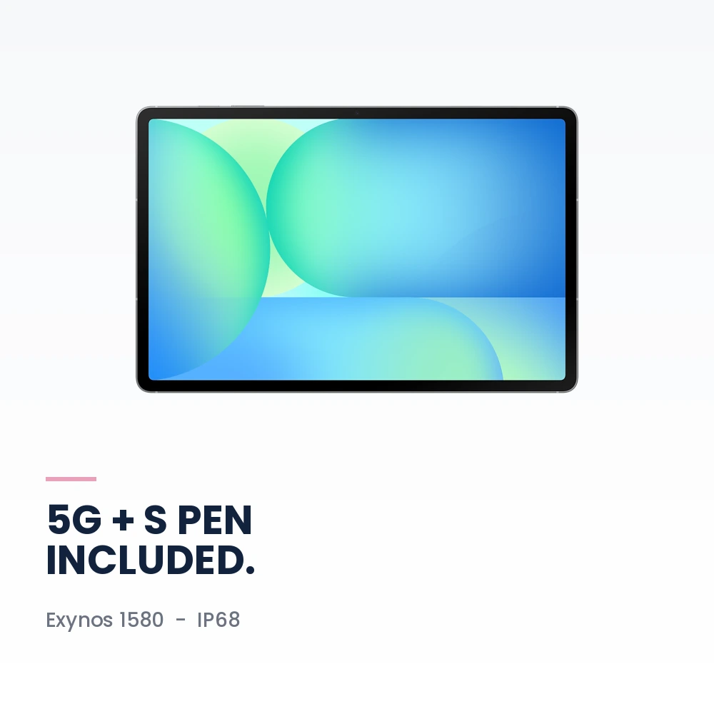 Samsung Galaxy Tab S10 FE+ 5G 128GB Gray - 13.1-inch 90Hz Display, 5G, S Pen Included - TDRA Version 6 Samsung Galaxy Tab S10 FE+ 5G 128GB Gray