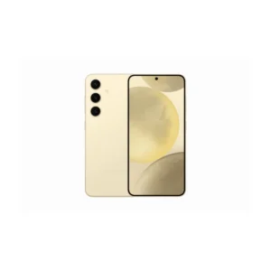 Samsung Galaxy S24 128GB Amber Yellow on white background